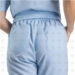 uniforme clinico mujer vista trasera pantalon celeste