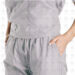 uniforme clinico mujer frente pantalon gris